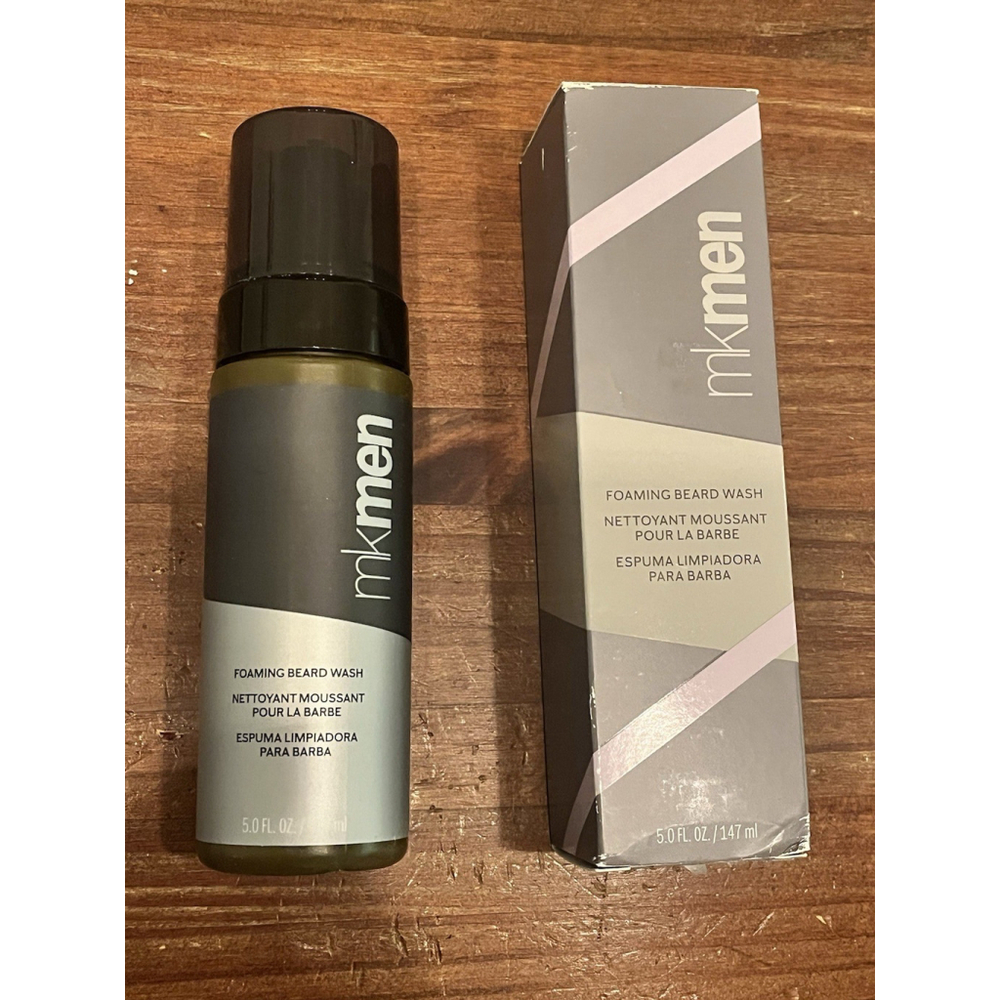 MARY KAY MK MEN FOAMING BEARD WASH CLEANSER ~~ 5.0 oz New In Box!!